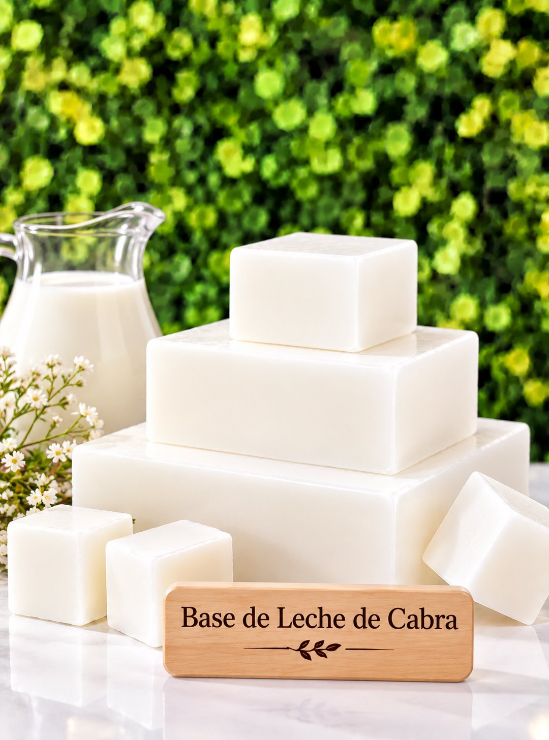 Base de jabón de glicerina Leche de cabra 1 kilo